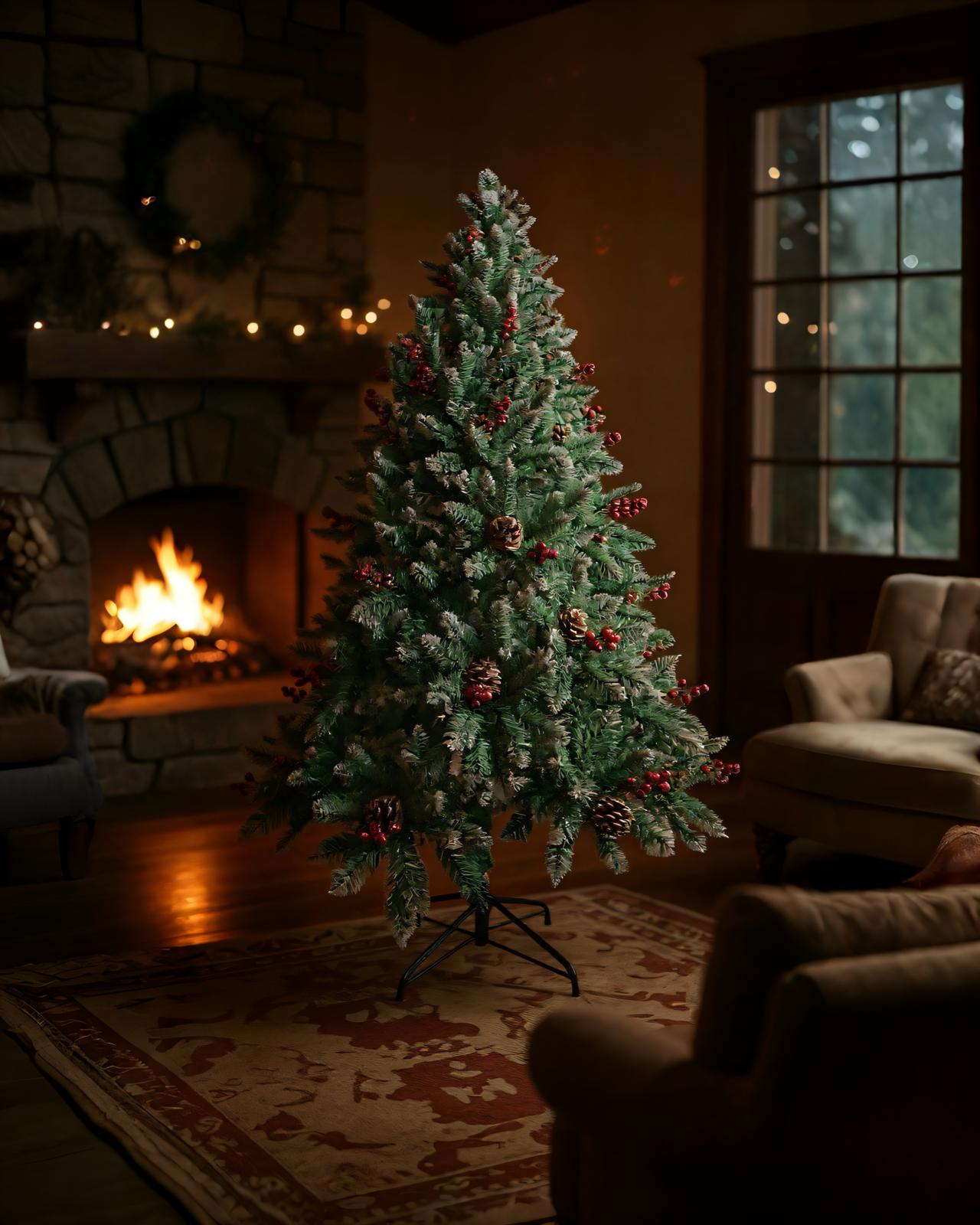 180 Cm Yılbaşı Ağacı Kozalaklı 750 Dal