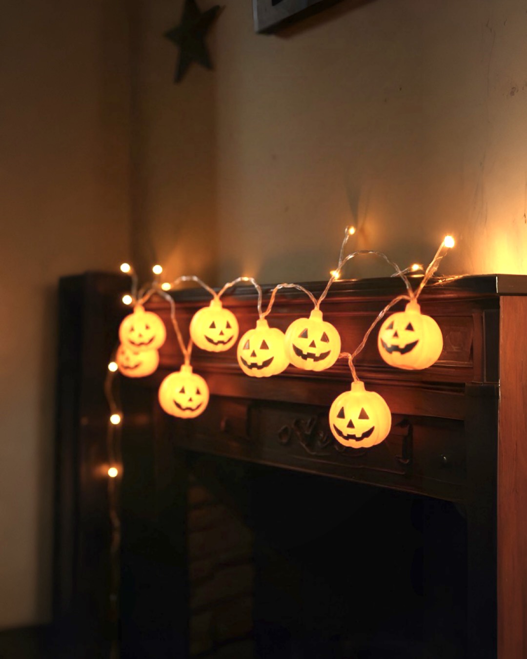 Balkabağı Onlu Dekor Işık