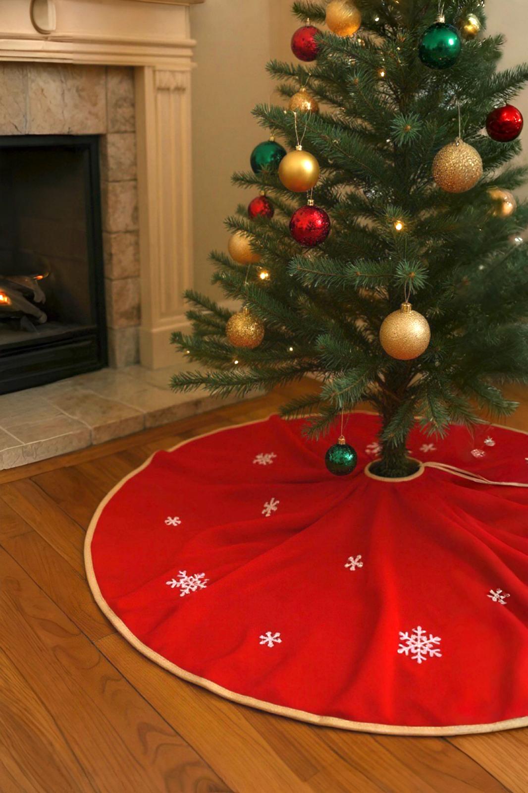 Yılbaşı Ağacı Örtüsü Altlığı Lüks