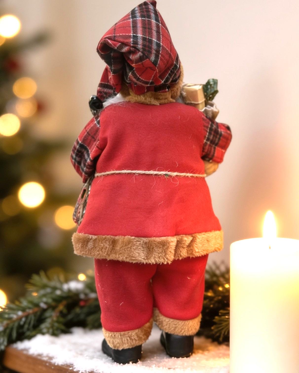 Peluş Noel Baba Dekoratif Süs 62 cm