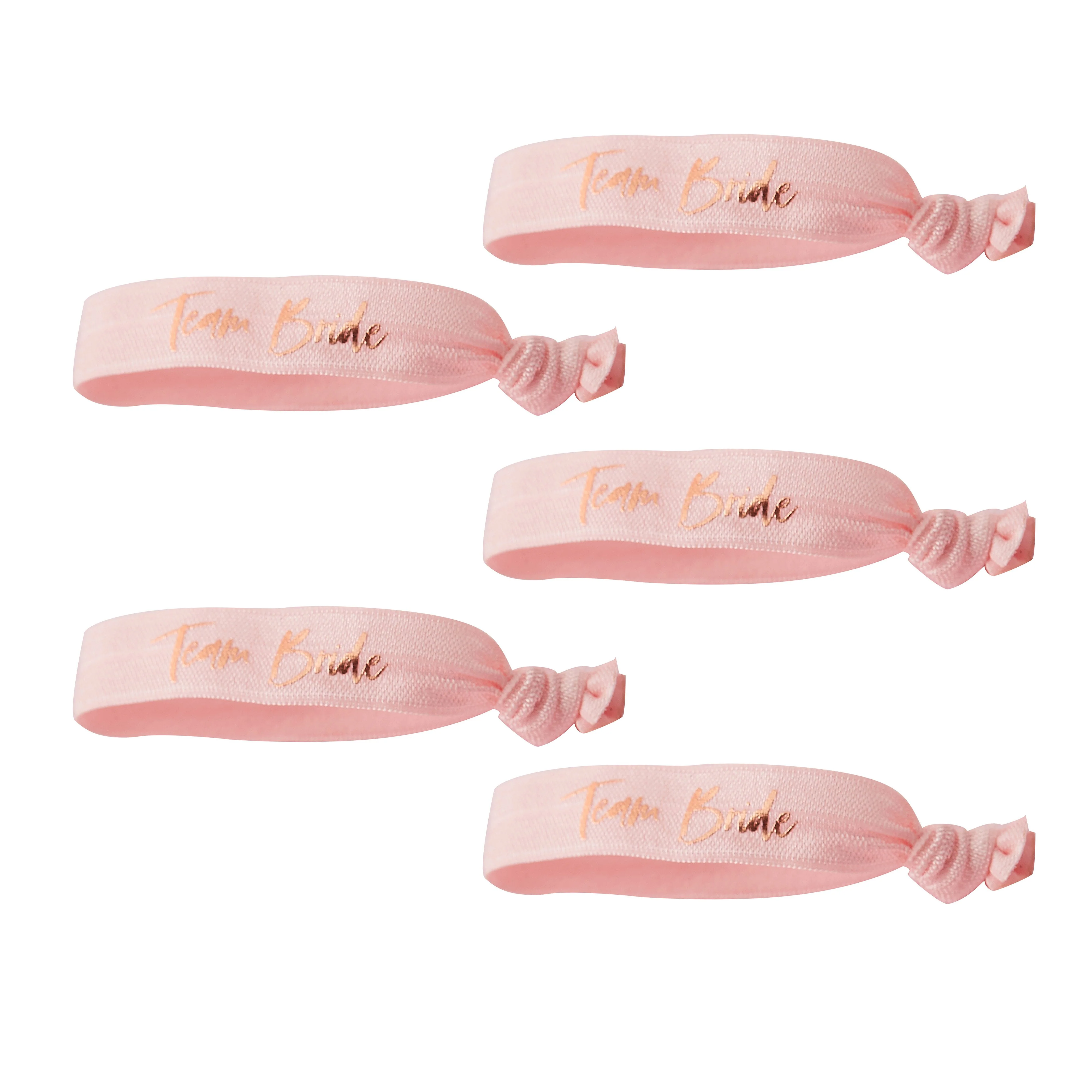 Ginger Ray Team Bride Pembe Bileklik 5'li