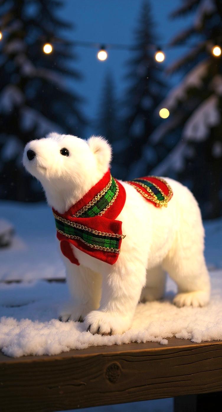 Kutup Ayısı Dekor Oyuncak Süs