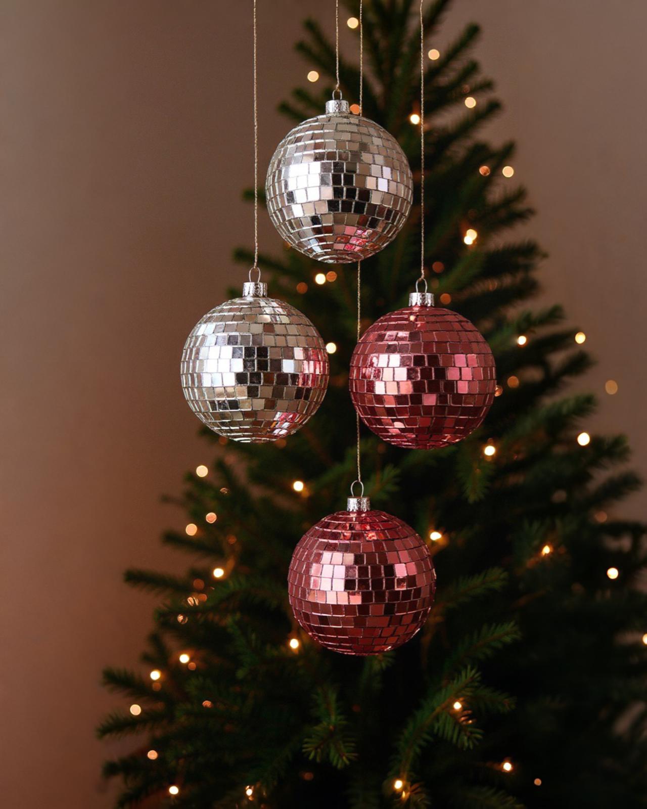 Yılbaşı 8 CM Disko Topu Seti