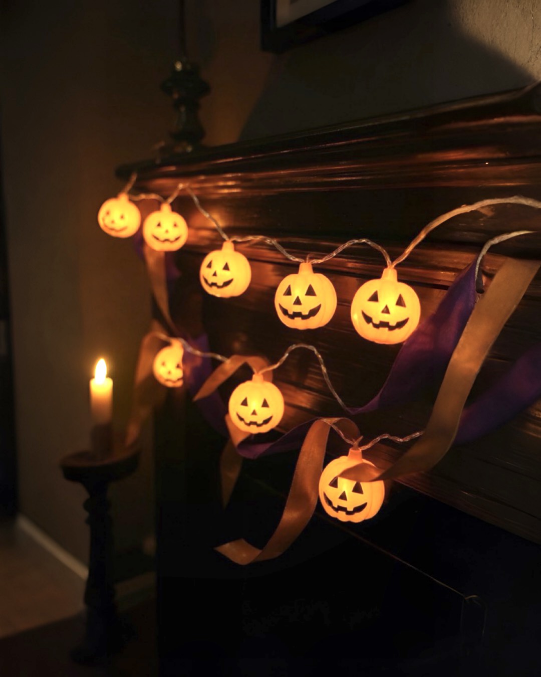 Balkabağı Onlu Dekor Işık