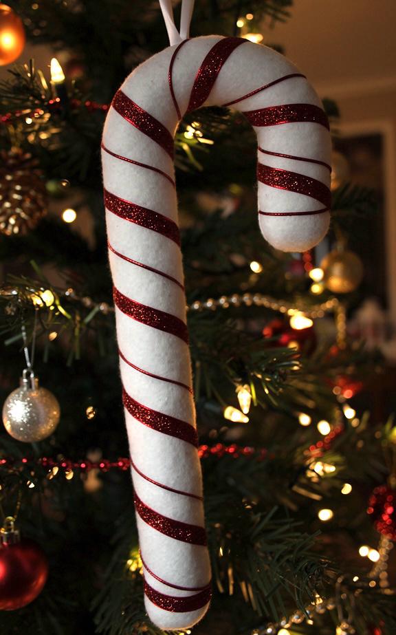 Çam Ağacı Baston Şeker Süsü