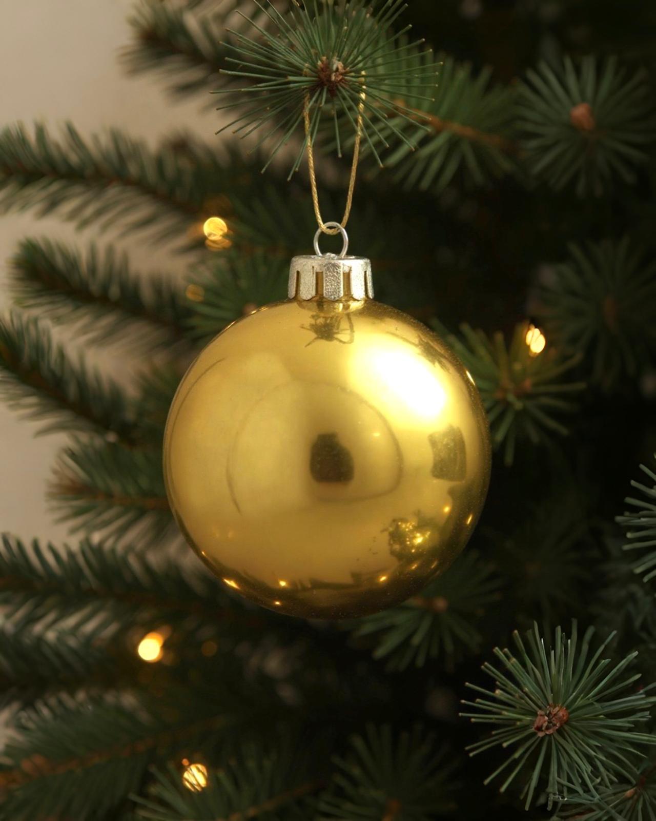 Yılbaşı Gekor  Gold 20 cmi Top Süs