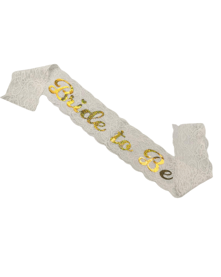 Bride To Be Beyaz Dantelli