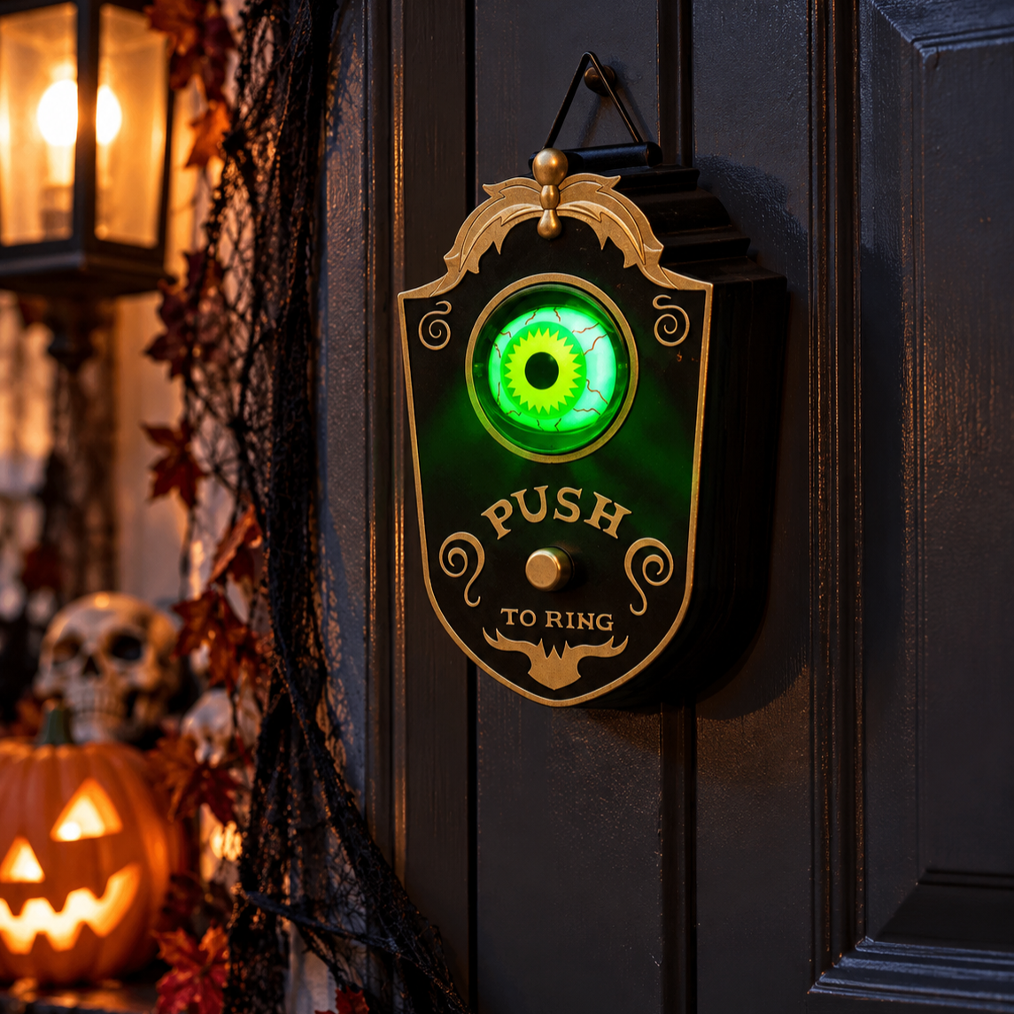 Halloween Kapı Zili Dekorasyonu