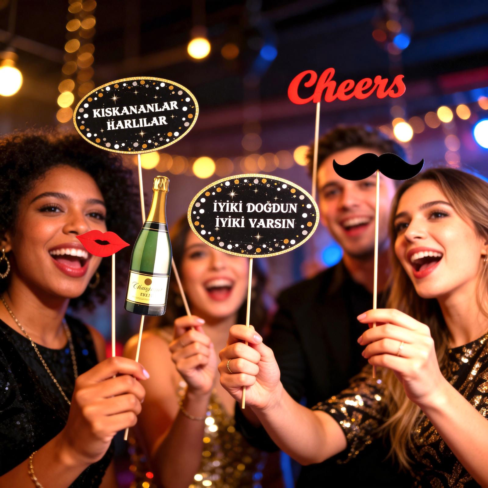 Yetişkin Konuşma Balonları Seti 10 Lu