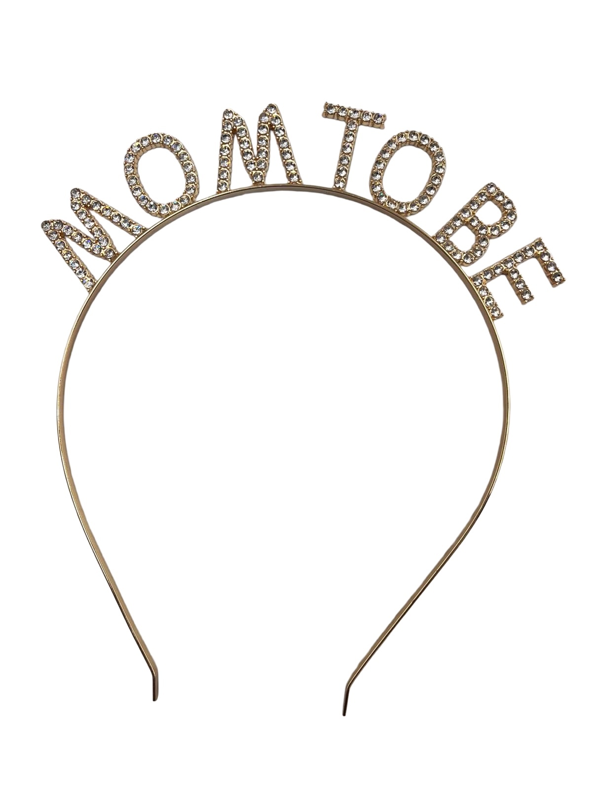 Mom To Be Yazılı Kristal Parti Tacı