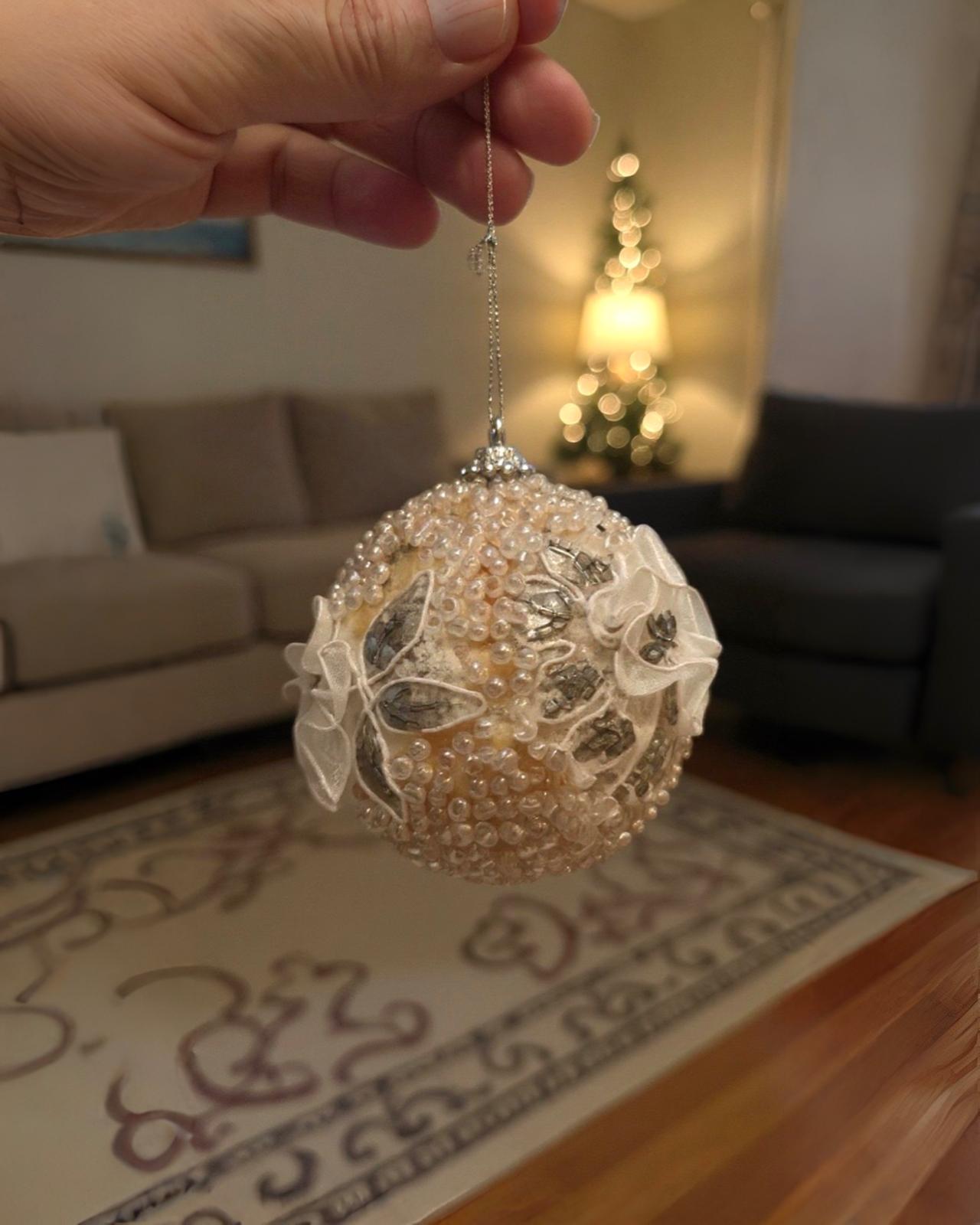 Yilbasi Luks Premium Top Süs 8 cm