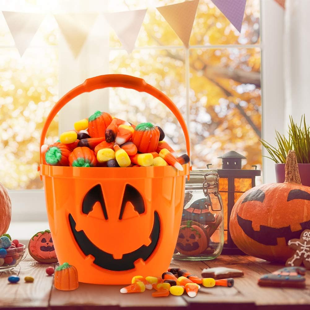 Işıklı Cadılar Bayramı Balkabağı Kova