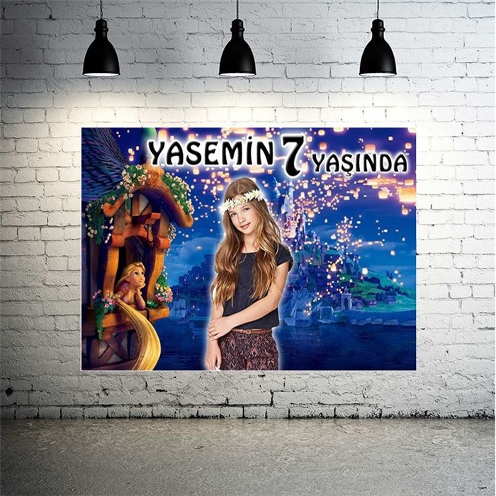 Kişiye Özel Rapunzel Afiş