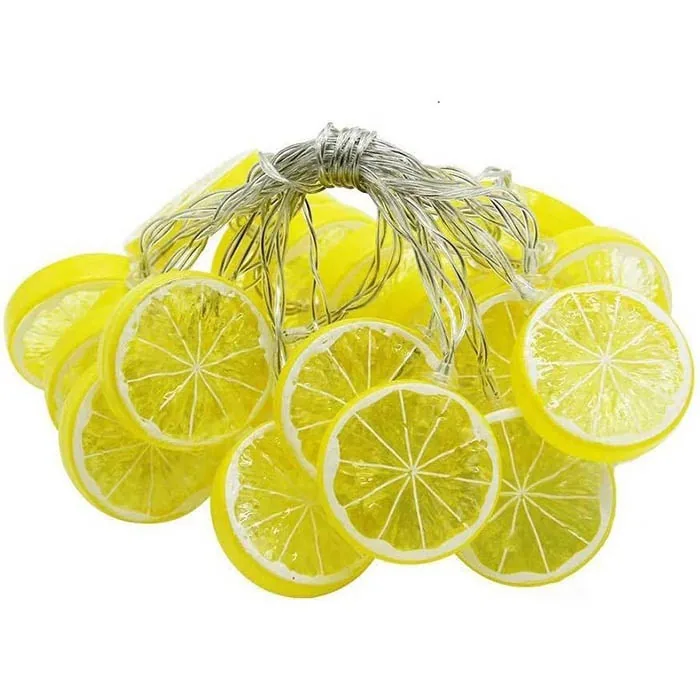 Limon Dilimi Sıralı Dekoratif Led Işık