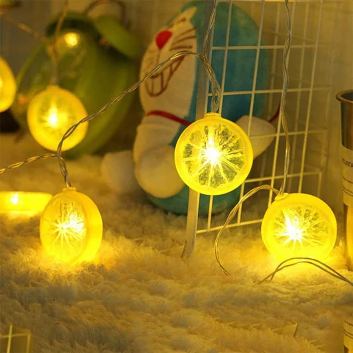 Limon Dilimi Sıralı Dekoratif Led Işık
