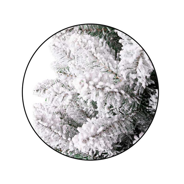 210 Cm Lüks Kar Görünümlü Çam Ağacı