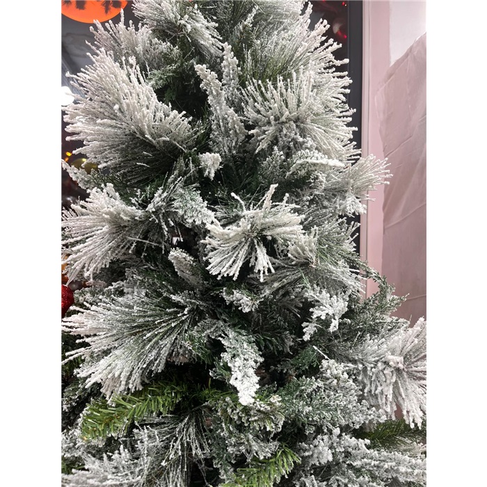 Lüks Karlı Yılbaşı Çam Ağacı 240 Cm Yeşil