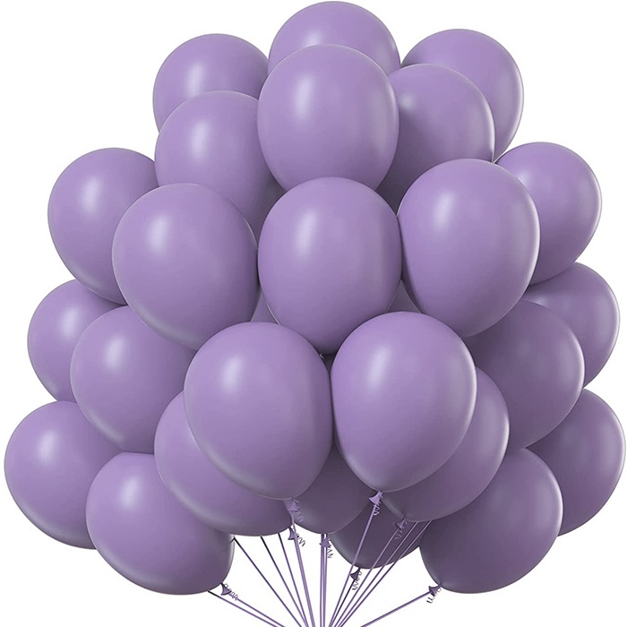 Mor Renkli Makaron Soft Balon