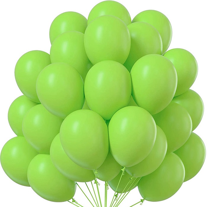 Yeşil Renkli Makaron Soft Balon