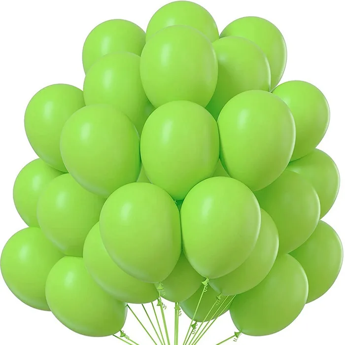 Yeşil Renkli Makaron Soft Balon