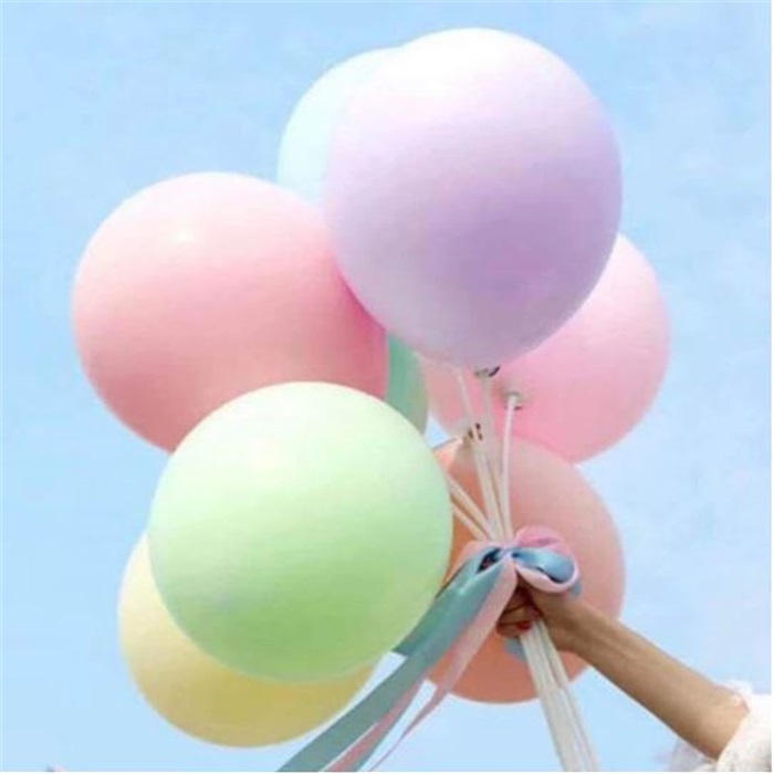 Mor Renkli Makaron Soft Balon