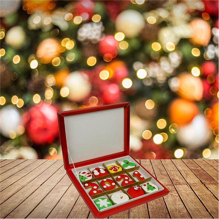 Mutlu Yıllar Yılbaşı Kurabiye Kutusu 2021