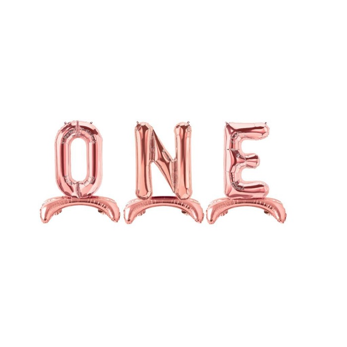 One Yazılı Ayaklı Folyo Balon