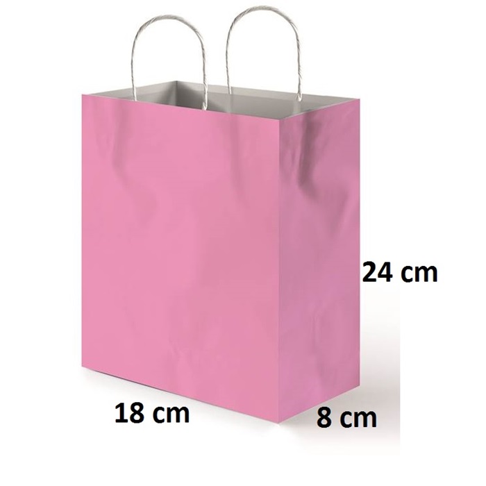 Pembe Kraf Parti Çantası