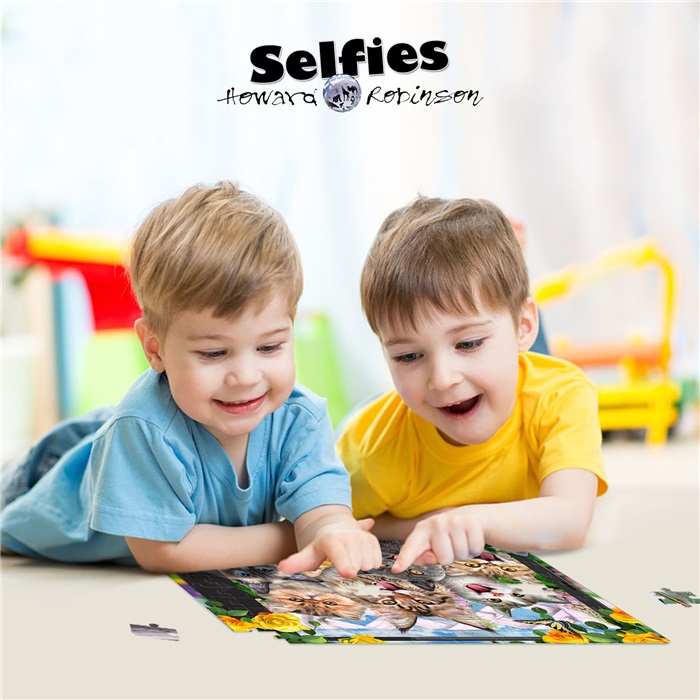 Prime 3D Sevimli Kediler Selfie 48 Parça Puzzle