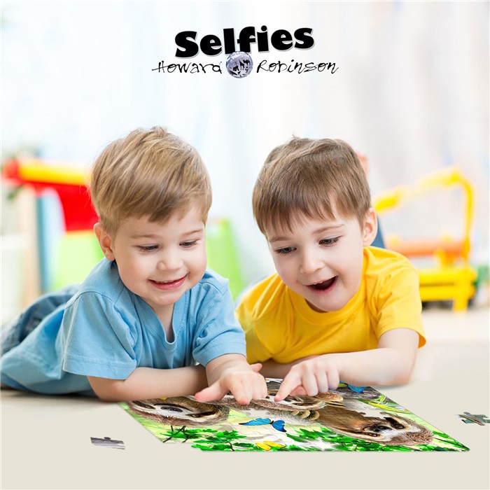 Prime 3D Tembel Hayvan Pelüş Ve Selfie 48 Parça Puzzle