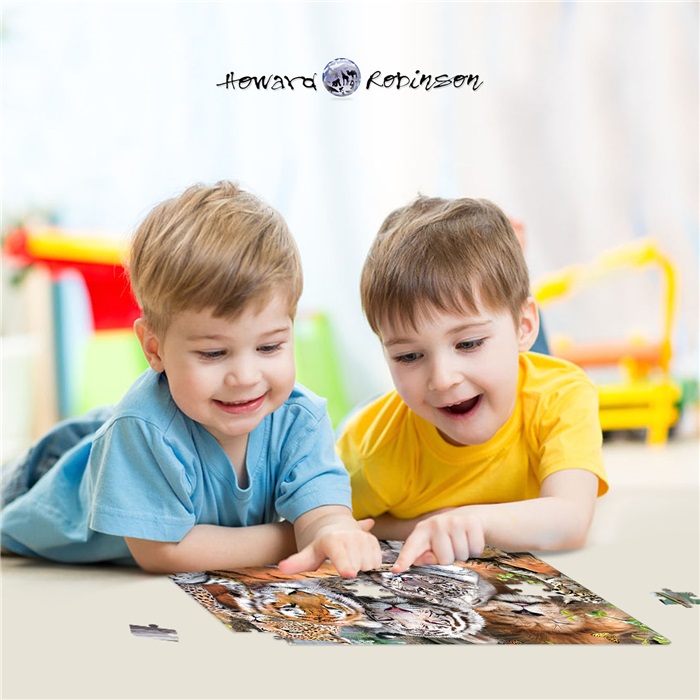 Prime 3D Vahşi Kediler 150 Parça Puzzle
