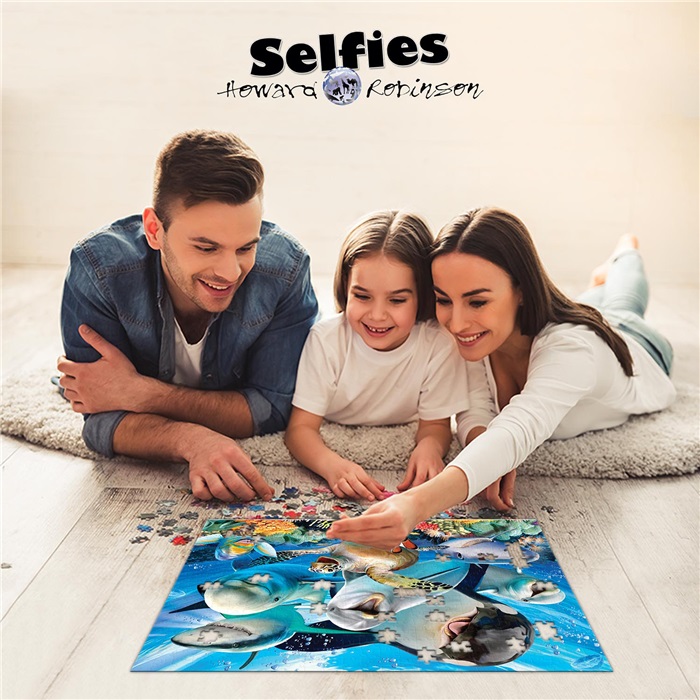 Prime 3D Okyanusta Selfie Yetişkin Puzzle