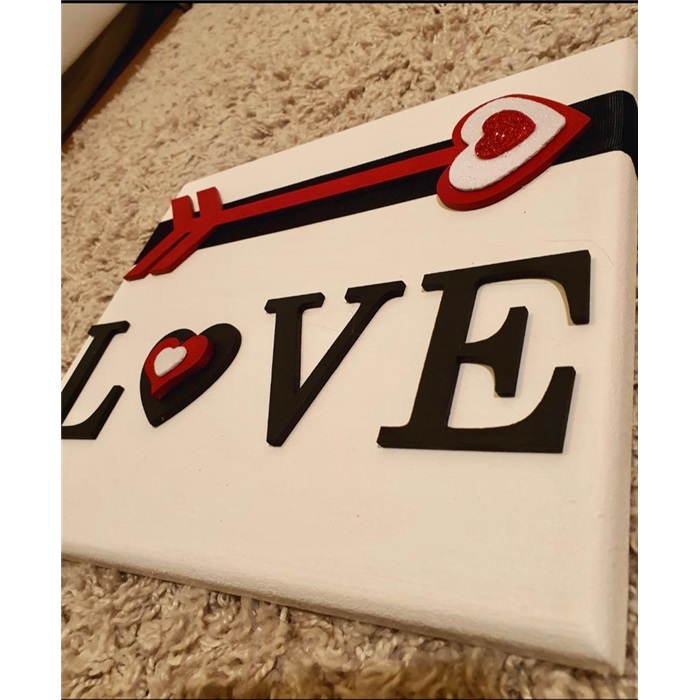 Love Yazılı Duvar Süsleri