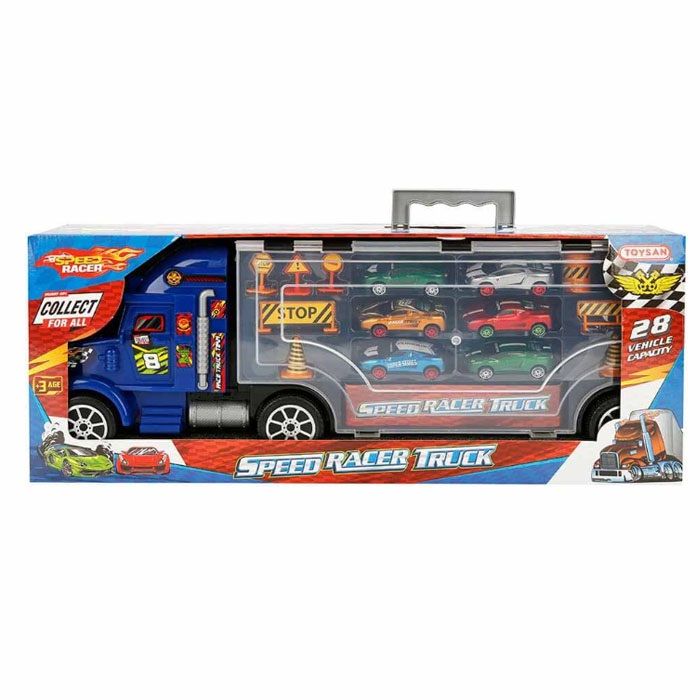 Speed Racer 6 Araçlı Çantalı Transporter