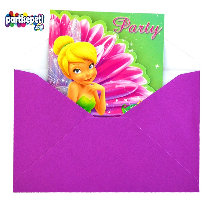 Tinker Bell Temalı Davetiye