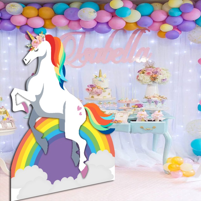 Unicorn Dekoratif Ayaklı Pano