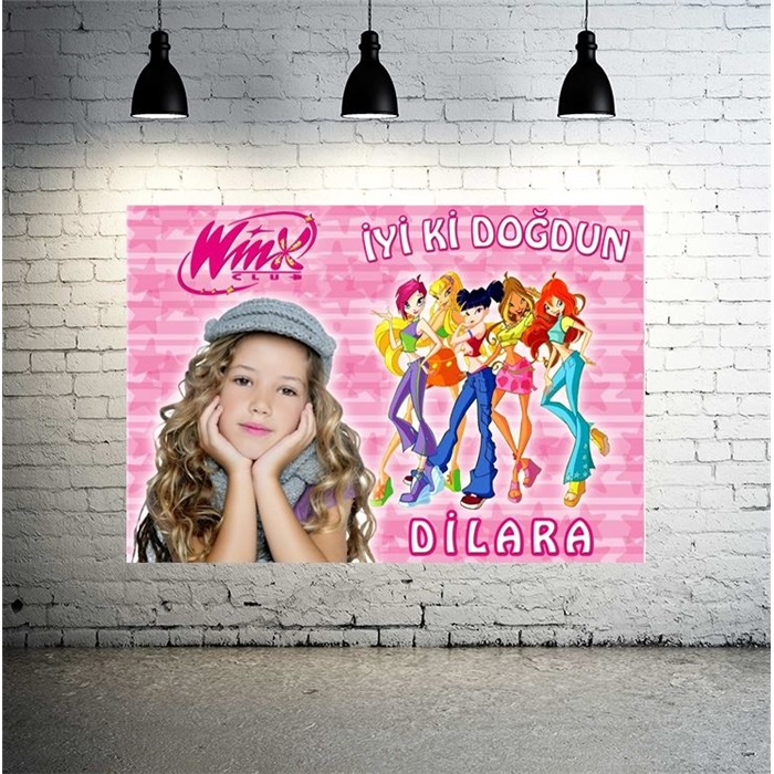 Winx Kişiye Özel Afiş