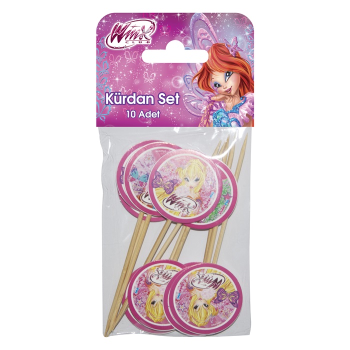 Winx Temalı Kürdan Süs