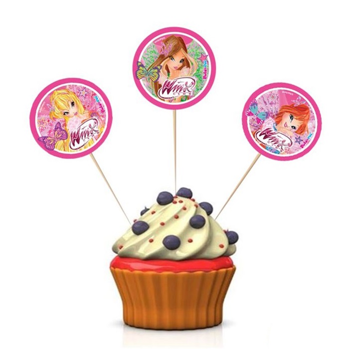 Winx Temalı Kürdan Süs