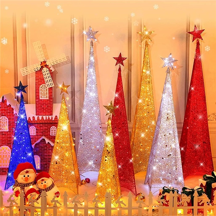 Yılbaşı 3 Boyutlu Kule Dekor Süs