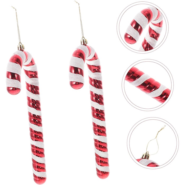 Yılbaşı Ağacı Baston Şeker Asma Süs