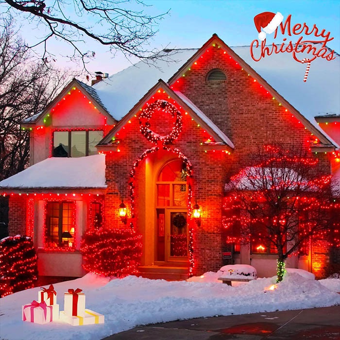 Yılbaşı Eklemeli Kırmızı Led Işık