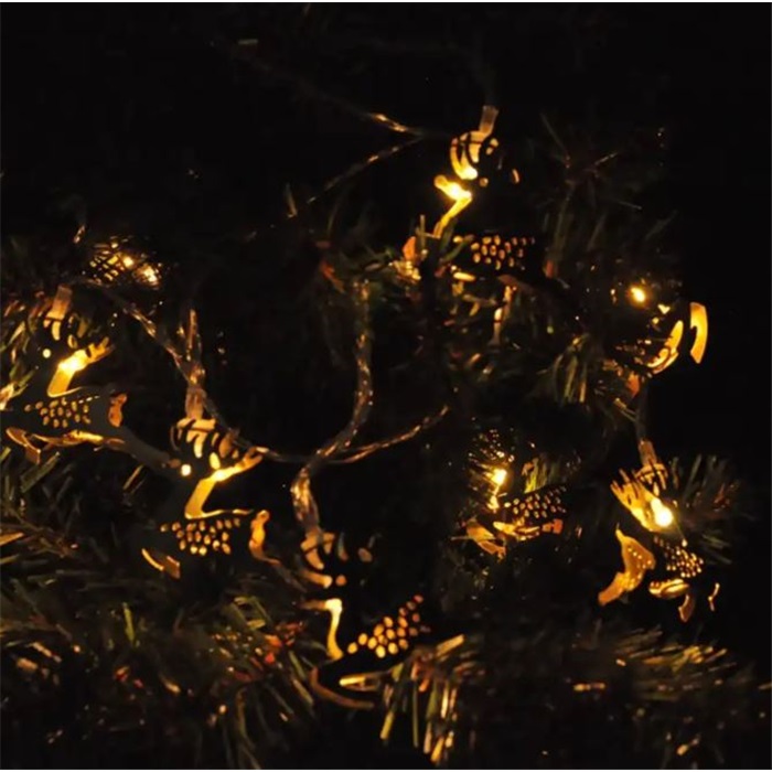 Yılbaşı Geyik Figürlü Led Işık