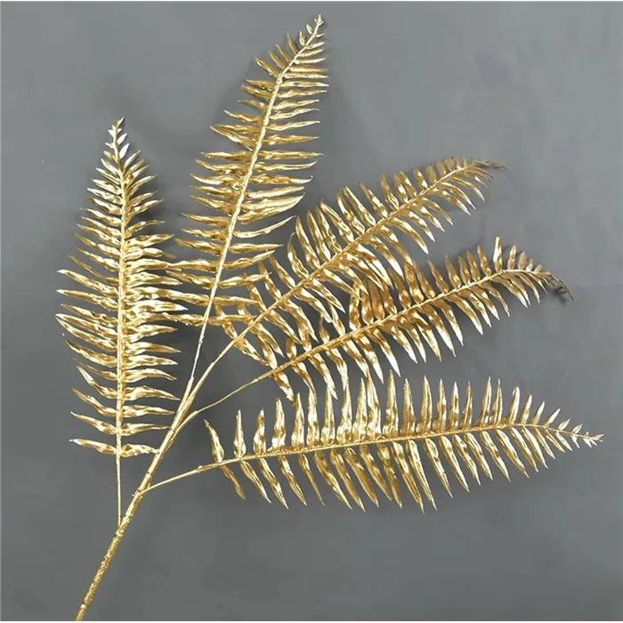 Yılbaşı Gold Renkli Okaliptus Pike Süs