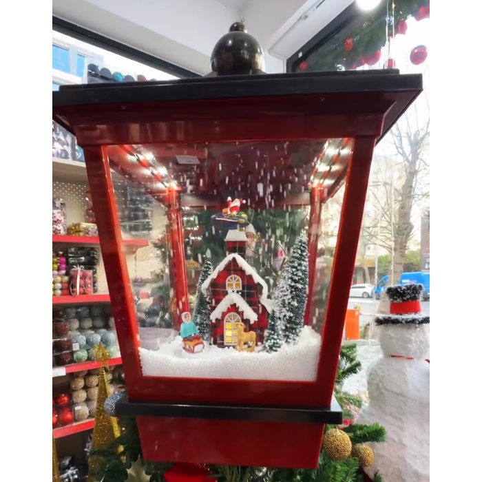 Yılbaşı Işıklı Sokak Lambası 180 cm