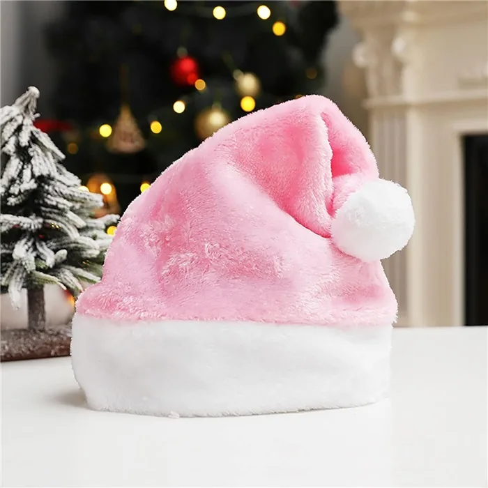 Lüks Yılbaşı Pembe Renkli Şapka