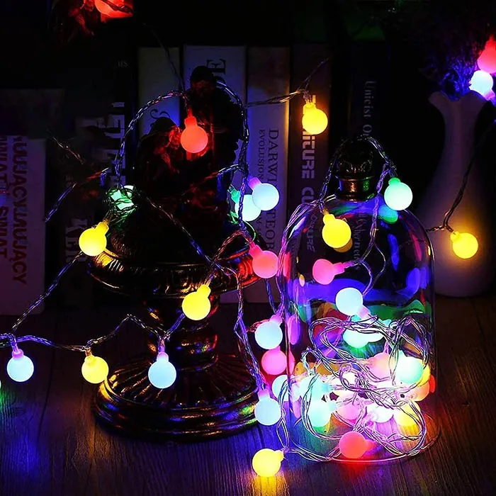 Yılbaşı Top Renkli Led Işık