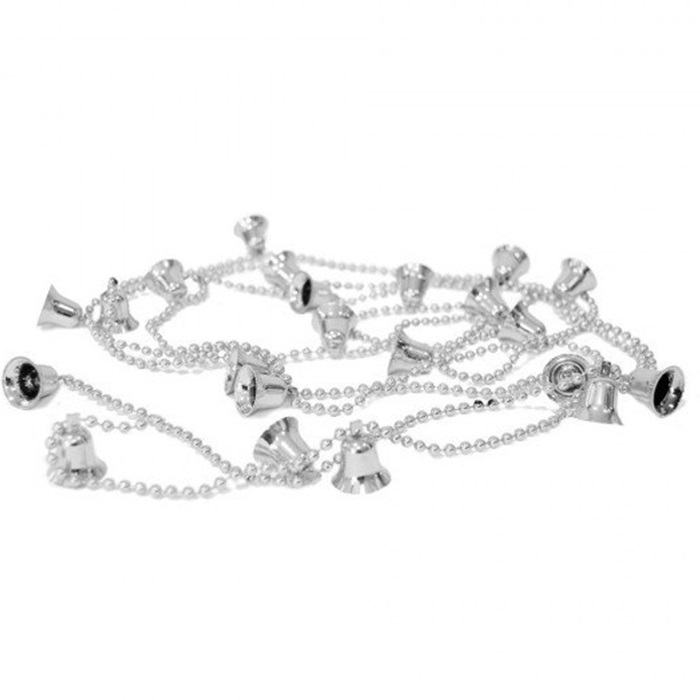 Yılbaşı Gümüş Zincir Çan Süs