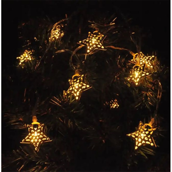 Yıldız Sıralı Led Işık Dekoratif Lamba Aydınlatma