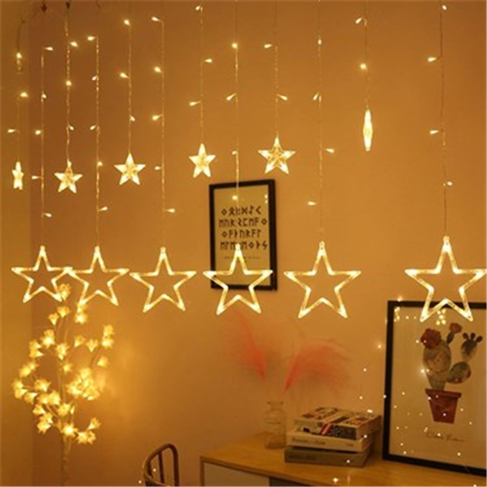 Akan Perde Yıldız Led Işık